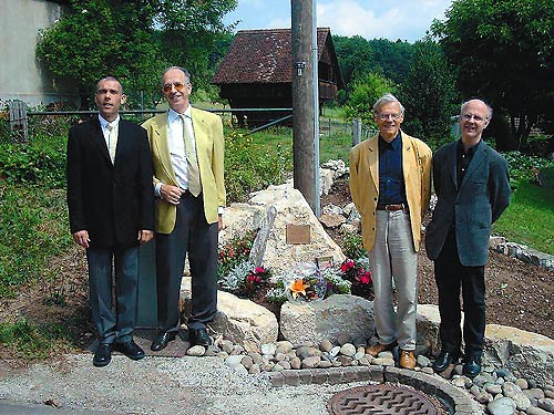 Hans-Huber-Gedenkstein in Eppenberg